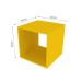 Nicho Quadrado Cubo II Amarelo