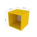 Nicho Quadrado Cubo III Amarelo