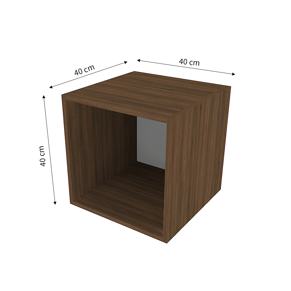 Nicho Quadrado Cubo III Ameixa Negra