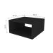Nicho Retangular Cubo Preto