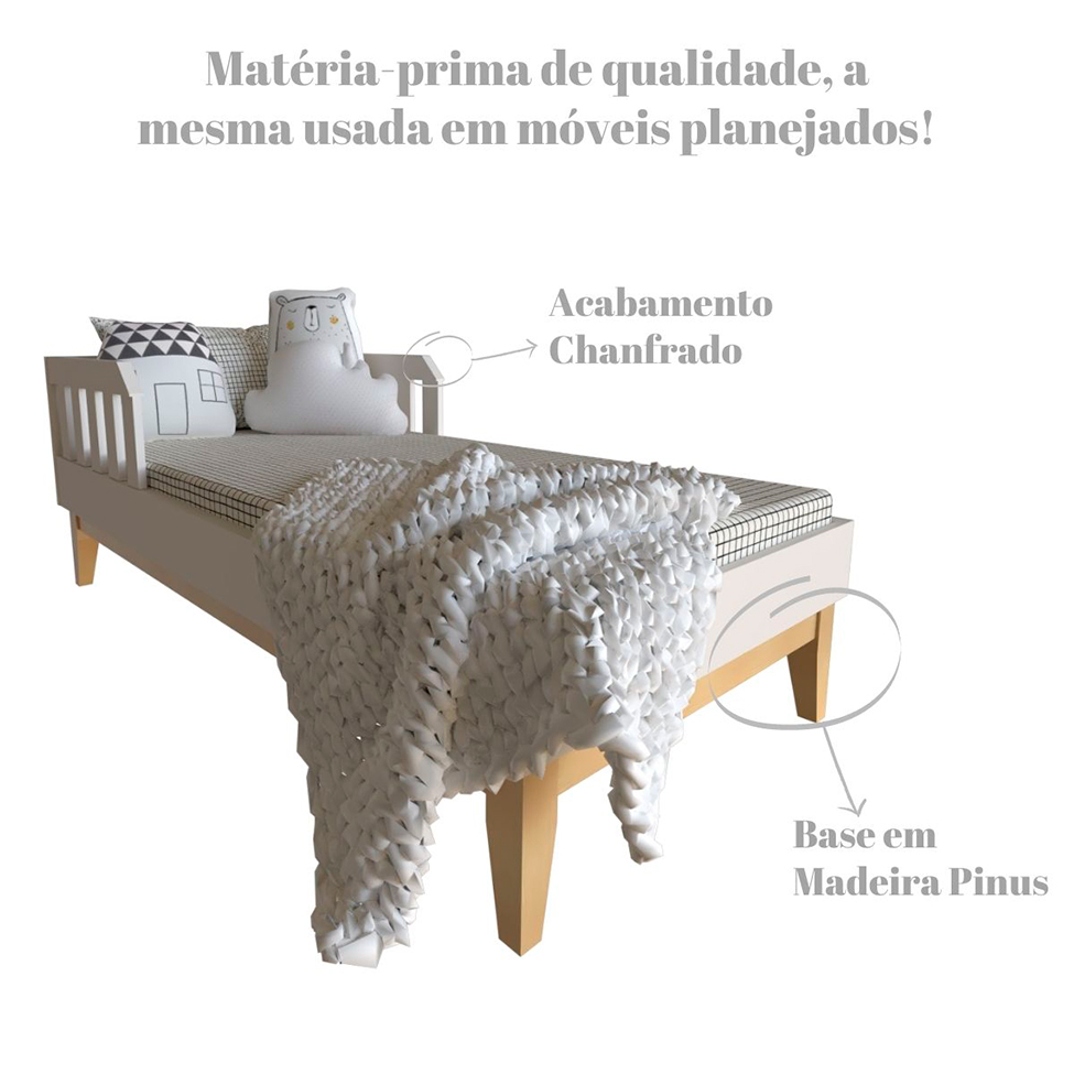 Cama Infantil Milou Branca