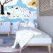 Cama Infantil Milou Branca e Cinza Cristal