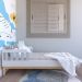 Cama Infantil Milou Branca e Cinza Cristal