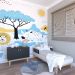 Cama Infantil Milou Branca e Preta