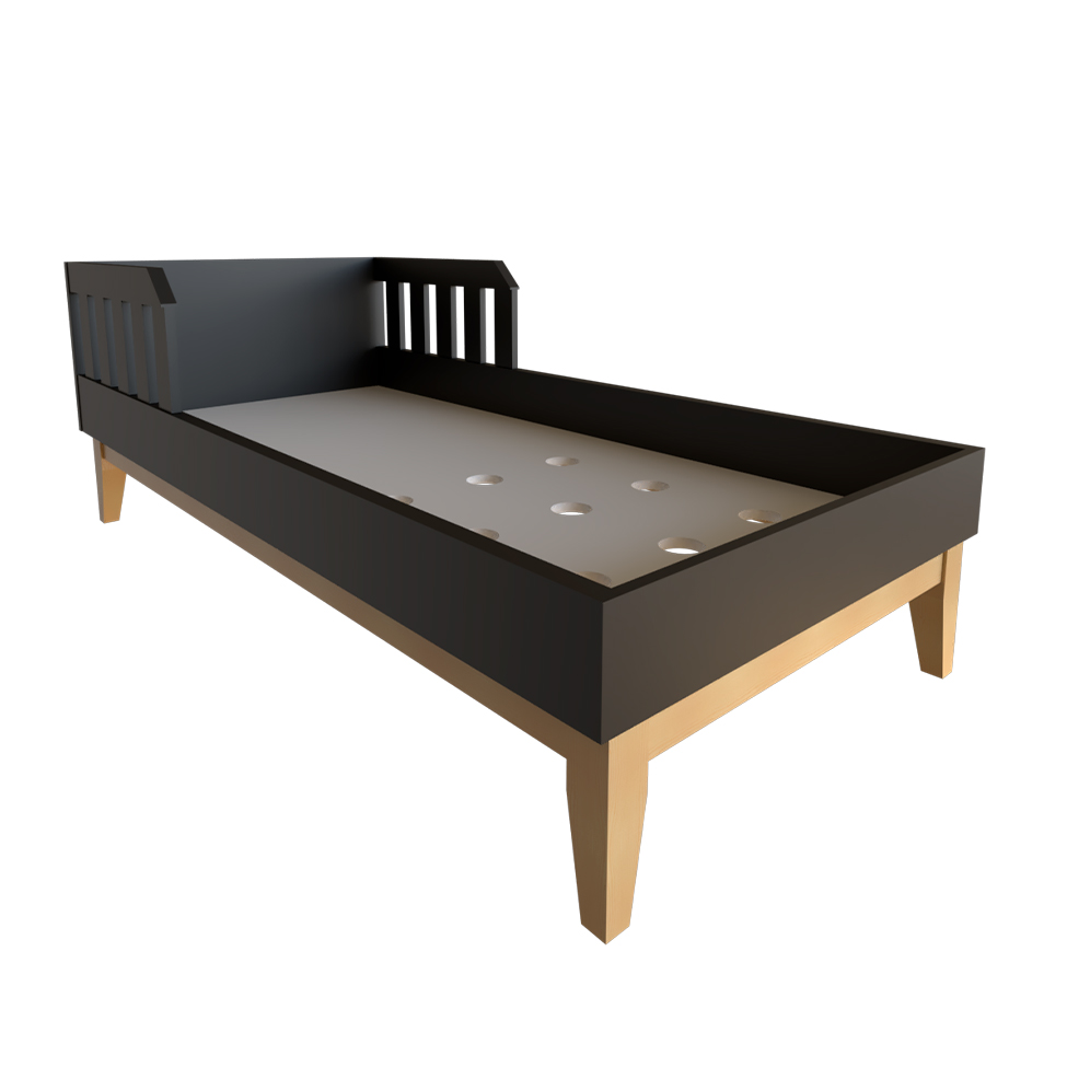 Cama Infantil Milou Preta