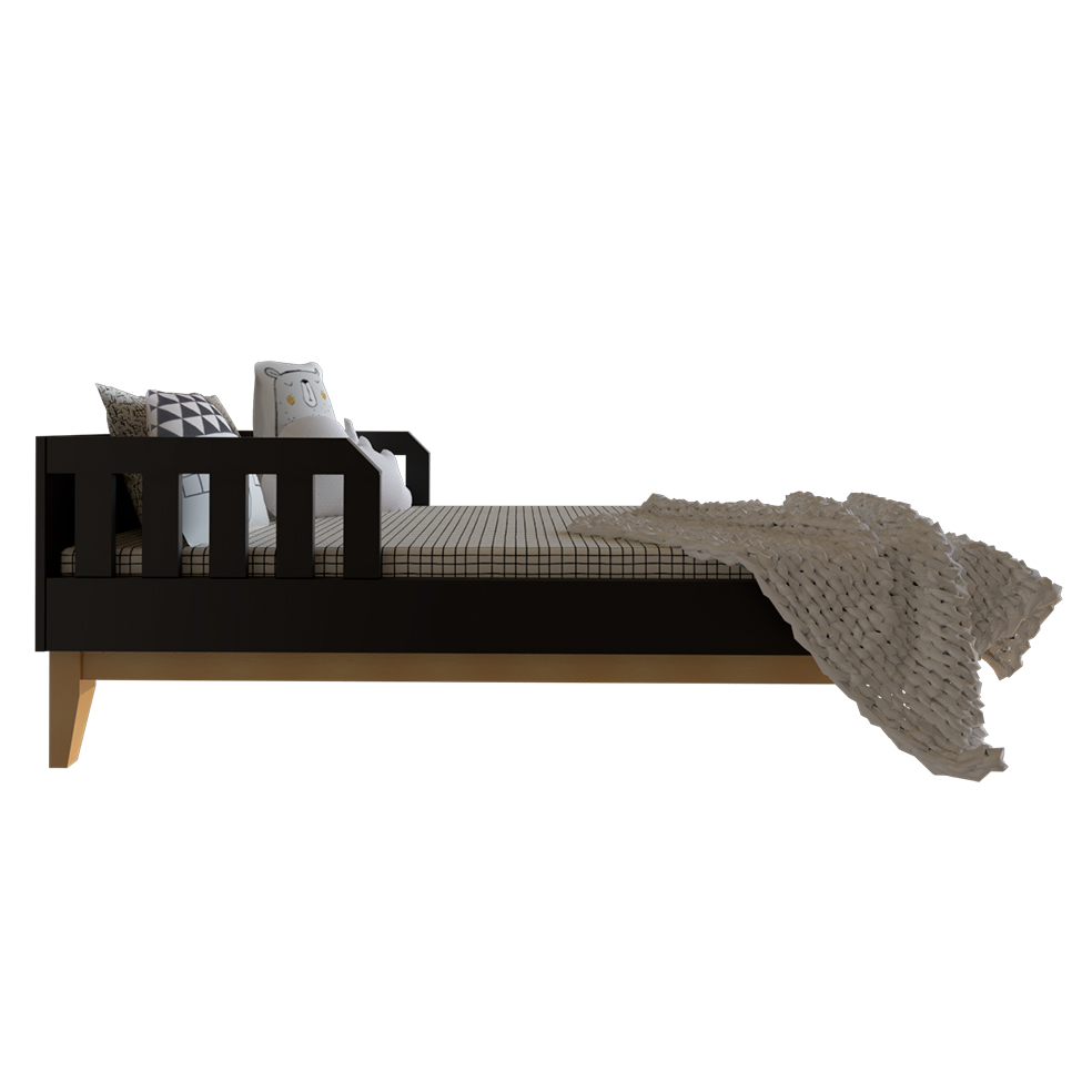 Cama Infantil Milou Preta