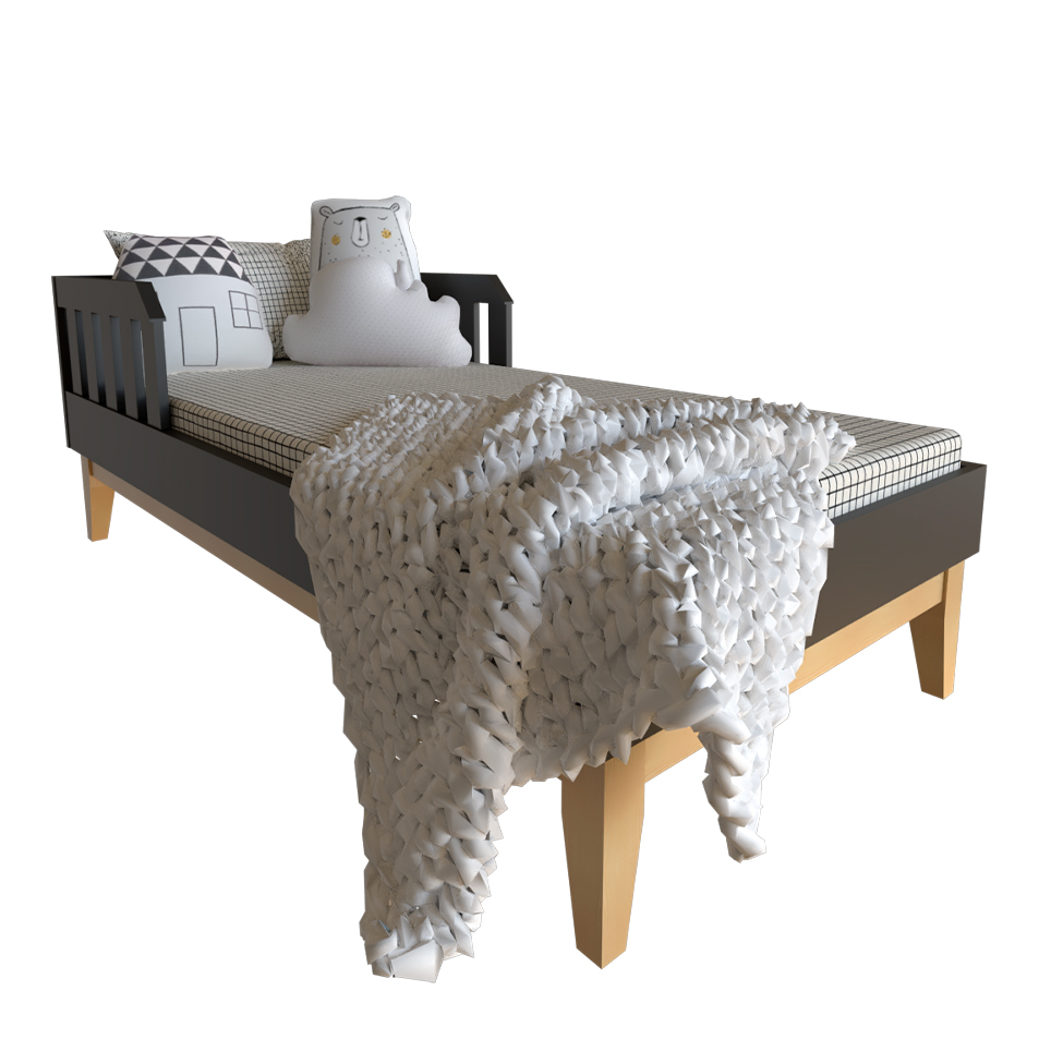 Cama Infantil Milou Preta