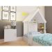 Cama Infantil Montessoriana Casinha Helena Branca