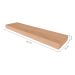 Conjunto com 2 Prateleiras Corp Carvalho Mel 40 cm