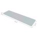 Conjunto com 2 Prateleiras Kanter Cinza Cristal