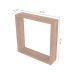 Conjunto com 3 Nichos Quadrados KitCubos Carvalho Mel