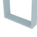 Conjunto com 3 Nichos Quadrados KitCubos Cinza Cristal