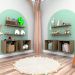 Conjunto com 4 Nichos e 4 Prateleiras Harte Carvalho Mel