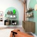 Conjunto com 4 Nichos e 4 Prateleiras Harte Carvalho Mel