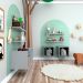 Conjunto com 4 Nichos e 4 Prateleiras Harte Cinza Cristal