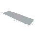 Conjunto com 4 Nichos e 4 Prateleiras Harte Cinza Cristal