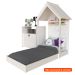 Conjunto de Cama Infantil com Armário Helena 2 PT Branco
