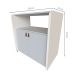 Conjunto de Cama Infantil com Armário Helena 2 PT Cinza Cristal