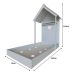 Conjunto de Cama com Escrivaninha KitCubos Cinza Cristal