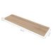 Conjunto de Mesa Lateral com 2 Prateleiras Kanter Carvalho Mel