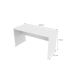 Conjunto de Mesa com Estante e 3 Prateleiras Siena Branco