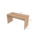 Conjunto de Mesa com Estante e 3 Prateleiras Siena Carvalho Mel