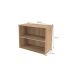 Conjunto de Mesa com Estante e 3 Prateleiras Siena Carvalho Mel