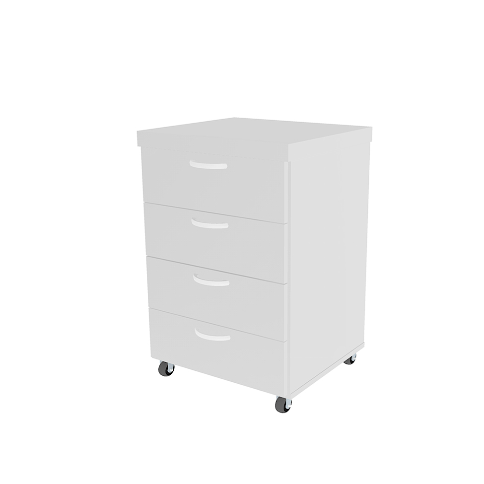 Gaveteiro Natus 4 GV Branco