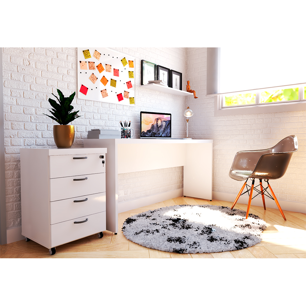 Gaveteiro Natus 4 GV Branco
