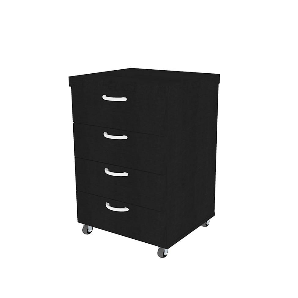 Gaveteiro Natus 4 GV Preto
