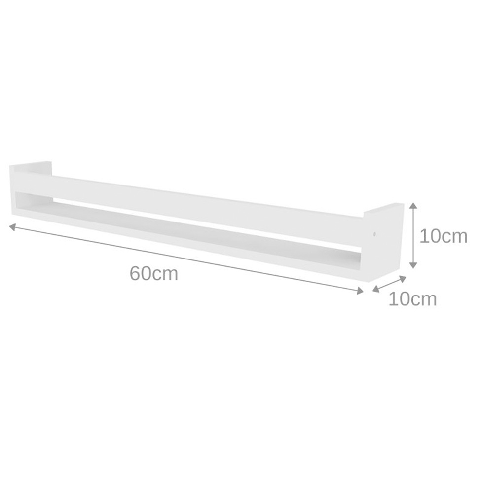 Mesa Dobrável para Notebook com Prateleira KitCubos Branca