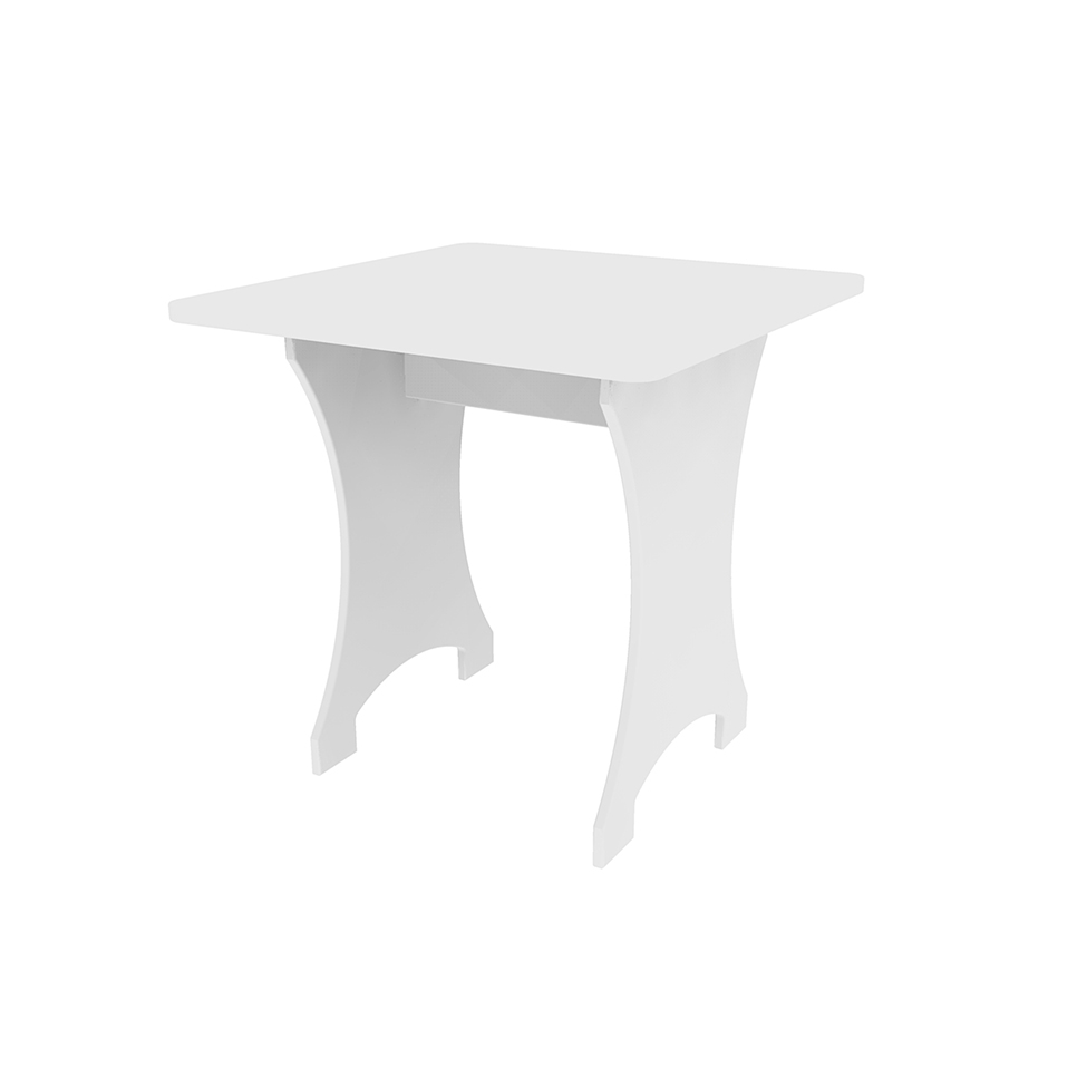 Mesa Infantil Quadrada KitCubos Branca