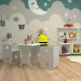 Mesa Infantil Quadrada KitCubos Branca