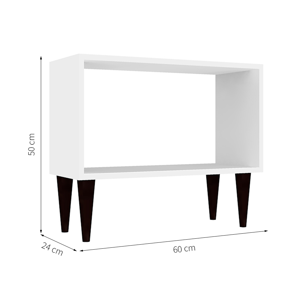 Mesa Lateral Olivia Branca