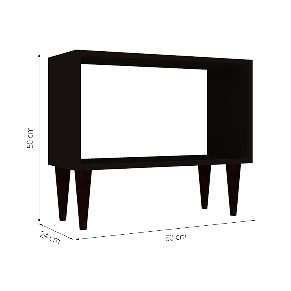 Mesa Lateral Olivia Preta