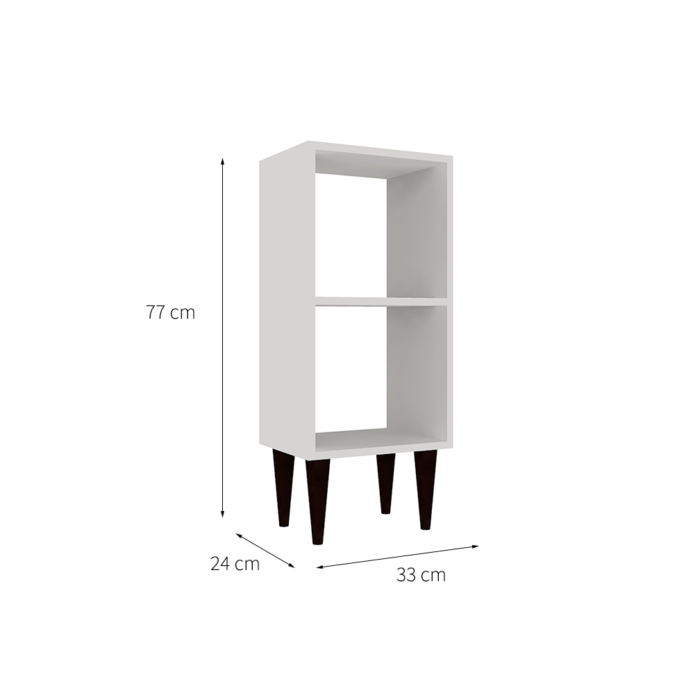Mesa de Cabeceira Elegance Branca