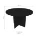 Mesa de Jantar Redonda Natus40 Preta 120 cm
