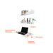 Mesa para Notebook Dobrável KitCubos Branca 60 cm