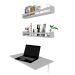 Mesa para Notebook Dobrável KitCubos Cinza Cristal 80 cm