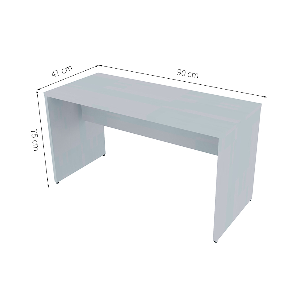 Mesa para Notebook KitCubos Cinza Cristal
