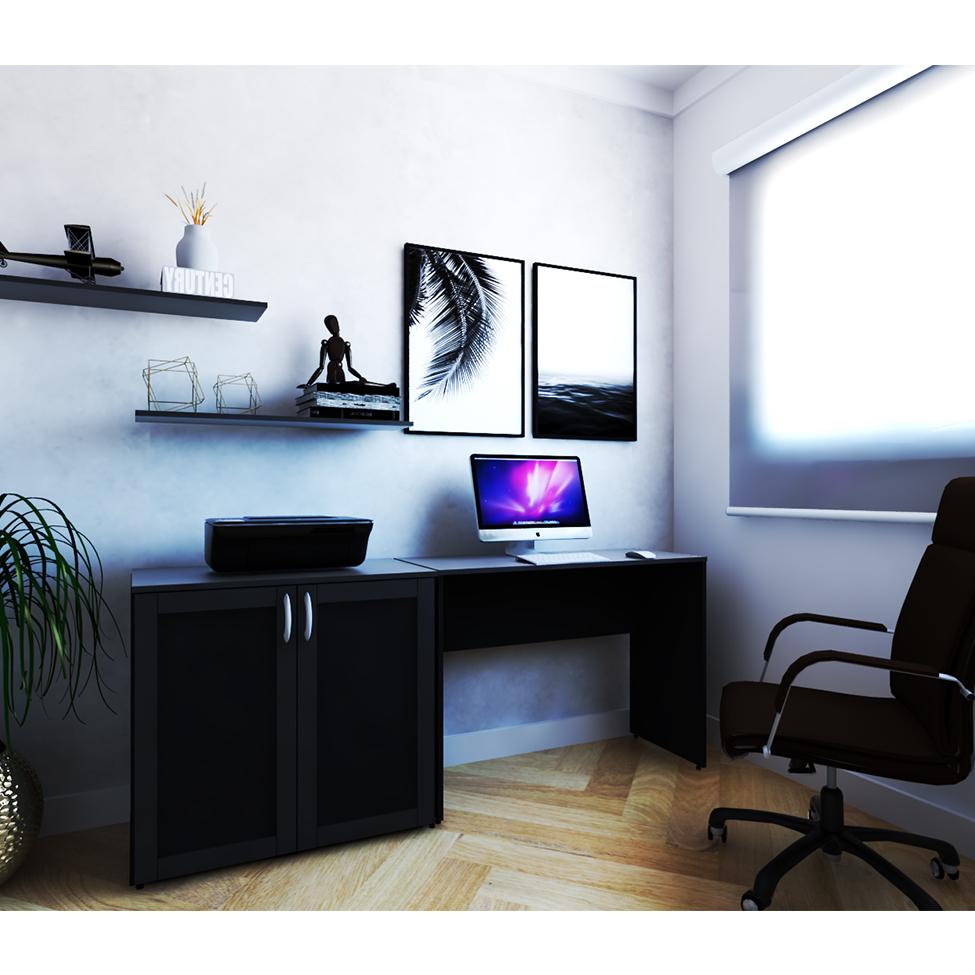 Mesa para Notebook KitCubos Preta
