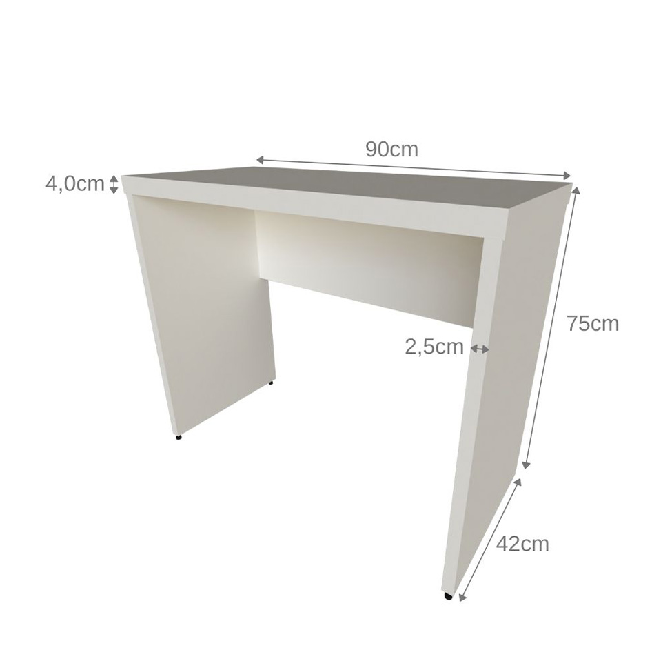 Mesa para Notebook Natus Branca 90 cm