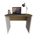 Mesa para Notebook Natus Branca e Carvalho 100 cm