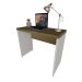 Mesa para Notebook Natus Branca e Carvalho 100 cm
