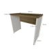 Mesa para Notebook Natus Branca e Carvalho 100 cm