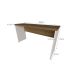 Mesa para Notebook Natus Branca e Carvalho 180 cm