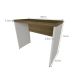 Mesa para Notebook Natus Branca e Carvalho 90 cm