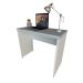 Mesa para Notebook Natus Branca e Cinza 100 cm
