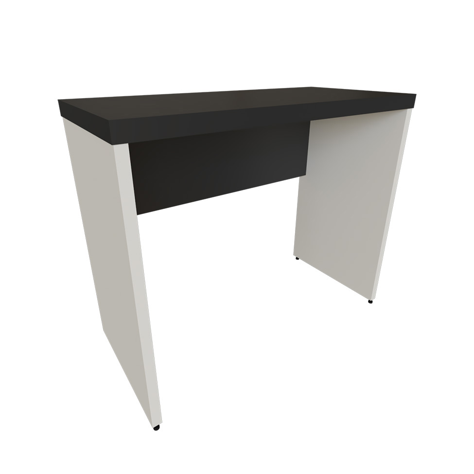 Mesa para Notebook Natus Branca e Cinza 80 cm