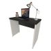 Mesa para Notebook Natus Branca e Preta 100 cm